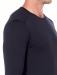 Thermal underwear top long sleeve 200 ICEBREAKER Oasis LS Crewe Black