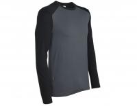 Thermal underwear top long sleeve Icebreaker BF 260 Tech LS Crewe MEN monsoon black