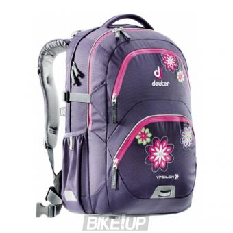 School Backpack Deuter Ypsilon 28L bluebery flower