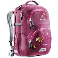 School Backpack Deuter Ypsilon 28L blackberry butterfly