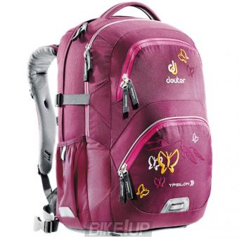 School Backpack Deuter Ypsilon 28L blackberry butterfly