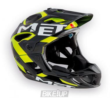 Helmet fulfeys MET PARACHUTE 2018 Fluo Yellow Black