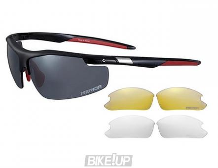 MERIDA Sunglasses Race Onesize Black Red