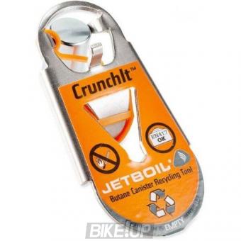 Tool for disposal of gas cylinders Jetboil Crunch-IT Fuel Canister Recycling Tool Gray