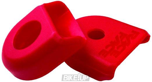 RACEFACE Aluminum Small Crank Arm Boots Pair Red