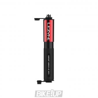 Hand Pump Lezyne Grip Drive HV S Red