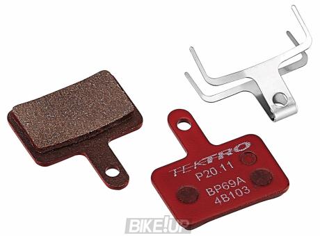 Brake pads TEKTRO P20.11 cermet 15 pairs Red