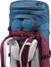 DEUTER Women's Travel Backpack Aircontact Lite 35 + 10L SL 3525 Marine Blackberry