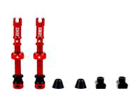 JUICE LUBES Tubeless Valves Red 48mm 5060731387356