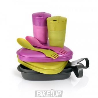 Set Tourist ware Light My Fire Pack'n Eat Kit Gold Pink