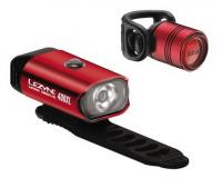 Lights front rear Lezyne MINI DRIVE 400 / FEMTO DRIVE PAIR Red