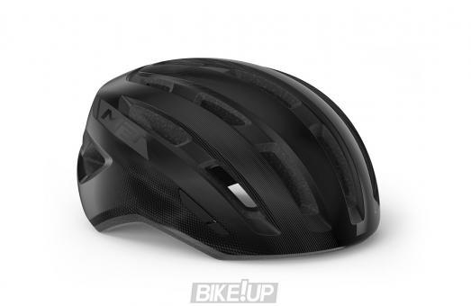 MET Helmet Miles Black Glossy