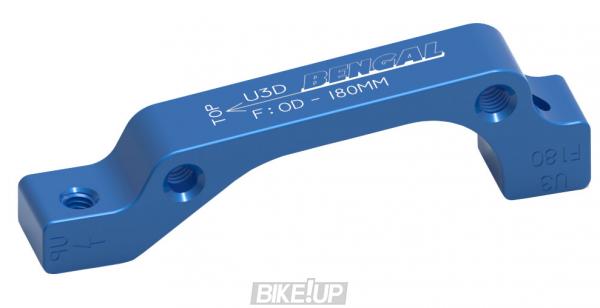 Adapter disc brake Bengal IS 180mm front blue