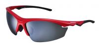 Points Shimano EQUINOX2 PL Socket: red. glossy / Lenses: gray polarizing SLR + blue + transparent