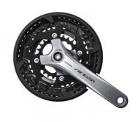 Cranks Shimano FC-T3010 ACERA, OCTALINK 175mm, 44X32X22 Protection star, silver
