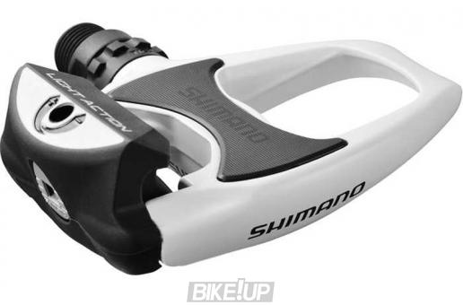 Pedals Shimano PD-R540-LA, SPD-SL LIGHT ACTION STEP IN / OUT, white