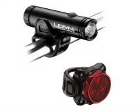 Set of cycling lights Lezyne LED MACRO DRIVE FRONT and ZECTO DRIVE REAR