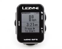 Bike computer with GPS Lezyne Mini GPS, silver, bike computer with GPS sensor 20 functions