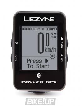 Computer Lezyne Power GPS, silver, bike computer with GPS sensor 29 functions