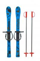 Skis with sticks Marmat baby blue 90cm