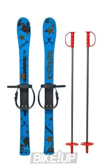 Skis with sticks Marmat baby blue 90cm