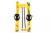 Skis with sticks Marmat children 90cm yellow