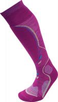 Socks for skiing and snowboarding Lorpen S3LW 4516 berry M