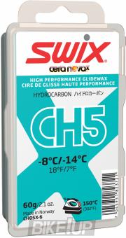 Hydrocarbon paraffin Swix CH5X Turquoise -8 ° C / -14 ° C 60g