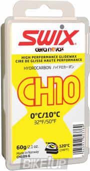 Hydrocarbon paraffin Swix CH10X Yellow 0 ° C / 10 ° C 60g