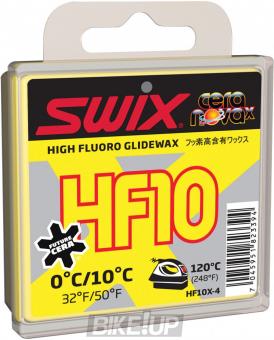 High-F paraffin Swix HF10X Yellow 0 ° C / 10 ° C 40g