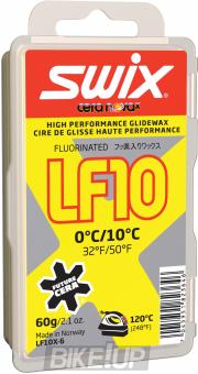 Nizkoftoristy paraffin Swix LF10X Yellow 0 ° C / 10 ° C 60g