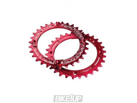 RACEFACE Chainring NARROW WIDE 104x34 10-12sp Red