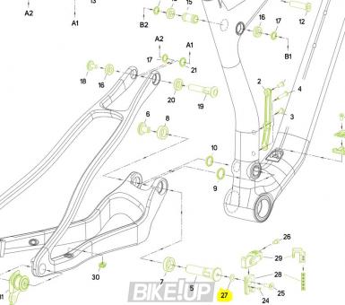 MERIDA Washer for MY21 NINETY SIX 6.4D*12D*0.5T 2294005816