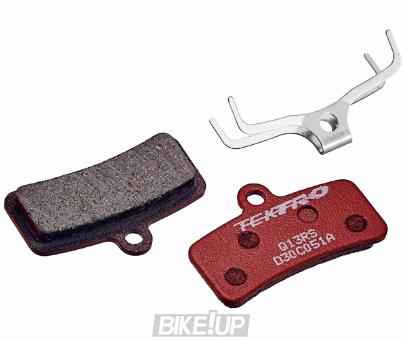 TEKTRO Q13RS Disc Brake Pad Organic for 4-Piston Disc Brakes