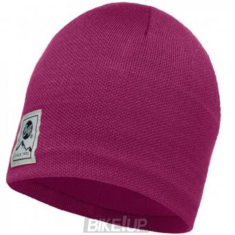 BUFF KNITTED & POLAR HAT SOLID Pink Cerisse