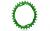 Chainring absoluteBLACK Oval 104BCD Green