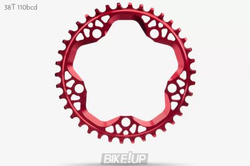 Chainring absoluteBLACK CX ROUND 110BCD Red