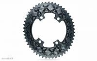 Chainring absoluteBLACK Oval 110BCD 4 h, 2X Grey