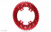 Chainring absoluteBLACK Oval 110BCD 4 h, 2X Red