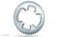 Chainring absoluteBLACK Oval 110BCD 4 h, 2X Winter Grey