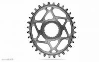 Chainring absoluteBLACK Oval XTR M9100 Direct Mount Grey