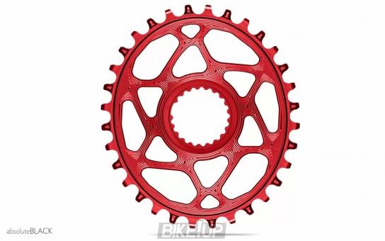 Chainring absoluteBLACK Oval XTR M9100 Direct Mount Red