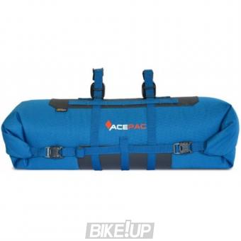 Bicycle bag on wheel AcePac Bar Roll 16L Blue