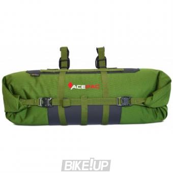 Bicycle bag on wheel AcePac Bar Roll 16L Green