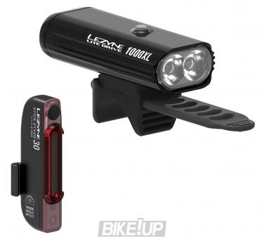 light set Lezyne Lite Drive 1000XL / Stick Drive Black