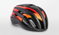 Helmet MET Trenta Black Shaded Orange Matt Glossy