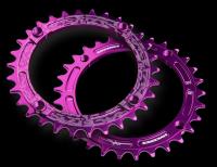 RACEFACE Chainring NARROW WIDE 104BCD Purple