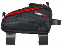 Bicycle frame bag on ACEPAC Fuel Bag M Grey