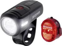 Set light Sigma Sport AURA 45 / NUGGET II K-SET Black