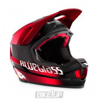 Fullface helmet BLUEGRASS Legit Carbon Red Metallic Black Glossy
